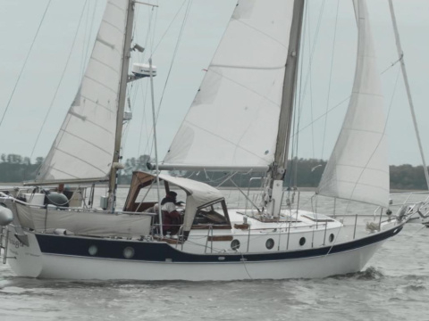 De Vries Weltumsegler Ketch Cortenstahl