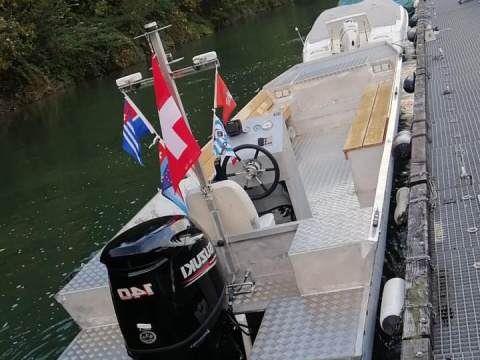 Schweizer Aluboot