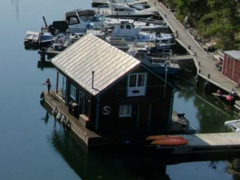 Houseboat in Stockholm / Sweden