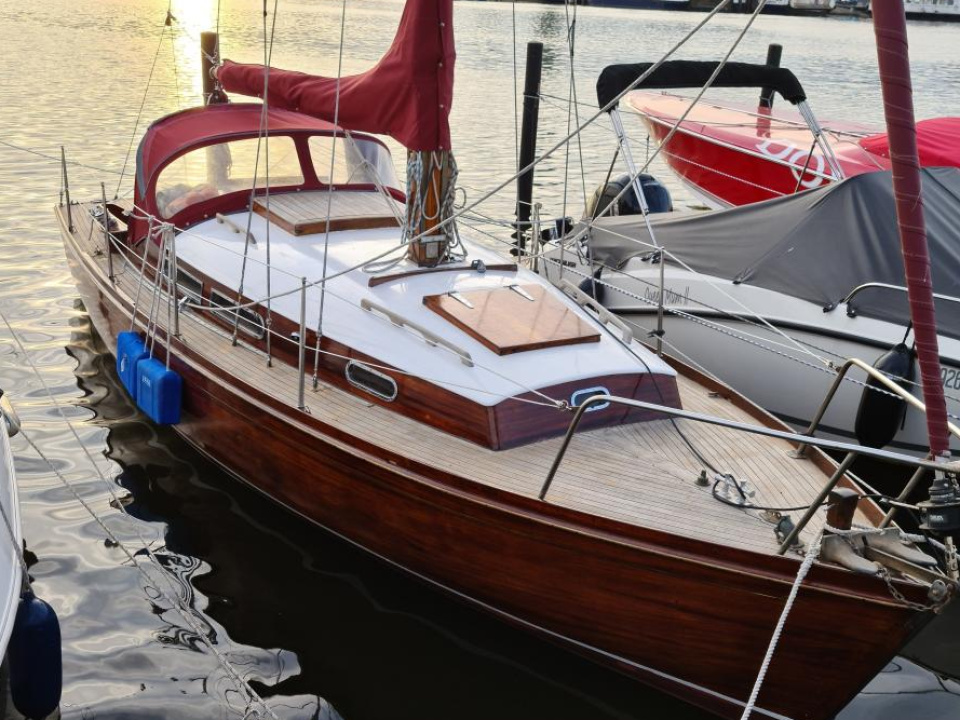 Rohde Oldtimer Mahagoni Kielyacht von 1957 image